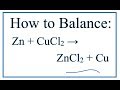 Chemical Reactions and Replacements