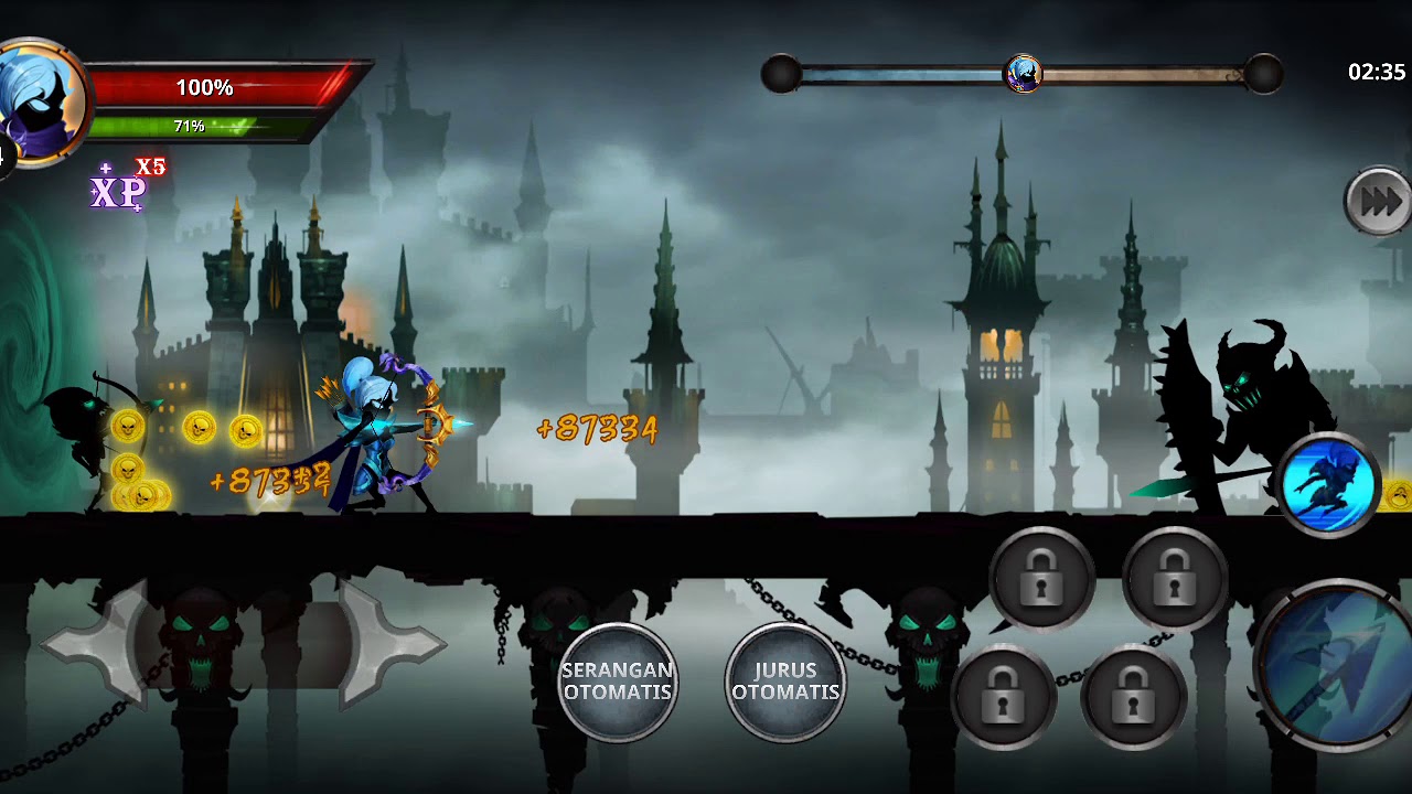 Stickman Legend Shadow War Gameplay android (mod)1 YouTube