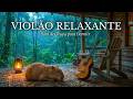 Música de Violão Relaxante e Som de Chuva 🌧️ Dormir Profundamente e Aliviar o Estresse