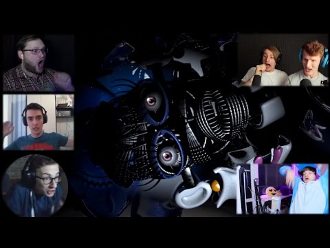 Видео: "Реакции Летсплейщиков" на Нападение Баллоры из FNAF: Sister Location