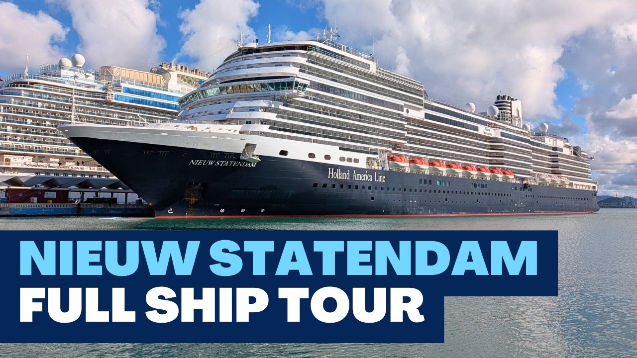 Nieuw Statendam Full Ship Tour. A tour of this Holland America Pinnacle class cruise ship #cruise
