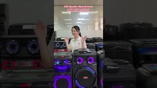 Party speaker manufacturer in Guangzhou #speaker #factory #suorce #speaker