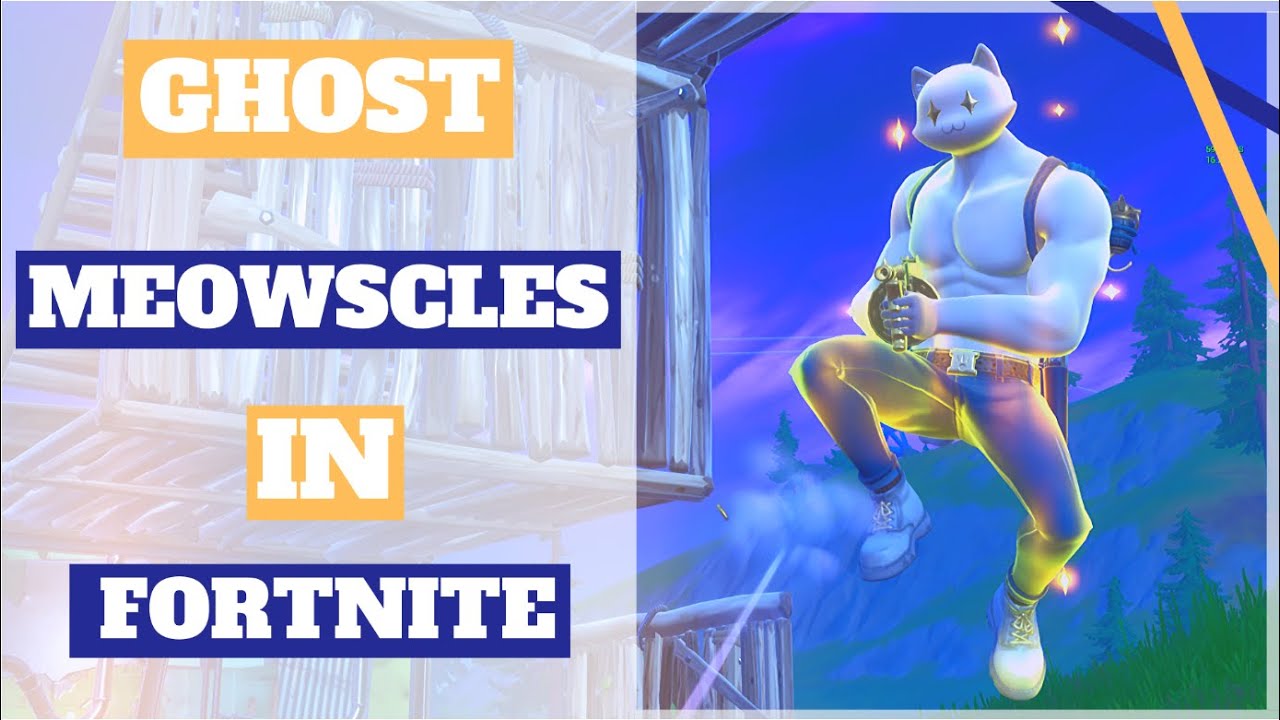 New Ghost Meowscles Skin Gameplay In Fortnite Youtube