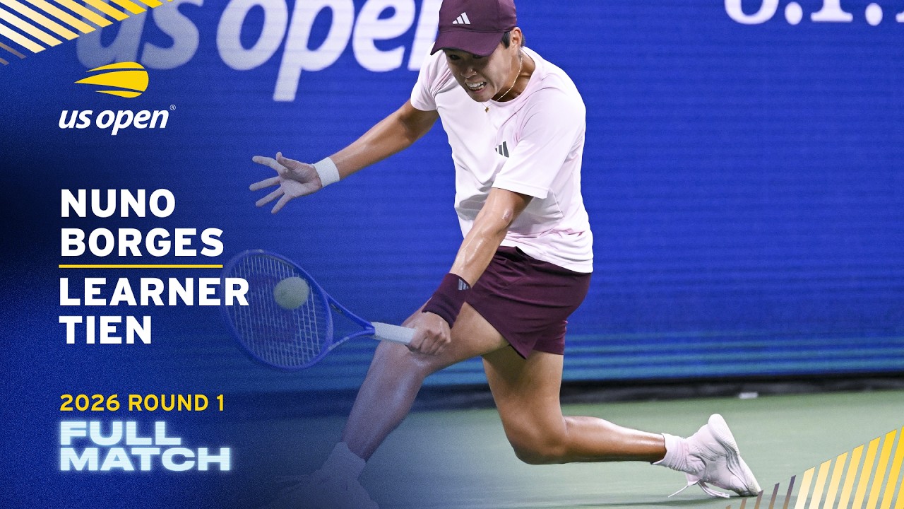 Nuno Borges vs. Learner Tien Full Match | 2026 US Open Round 1