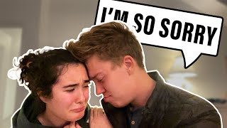 Telling My Fiancée I Cancelled Our WEDDING PRANK! *I MADE HER CRY*