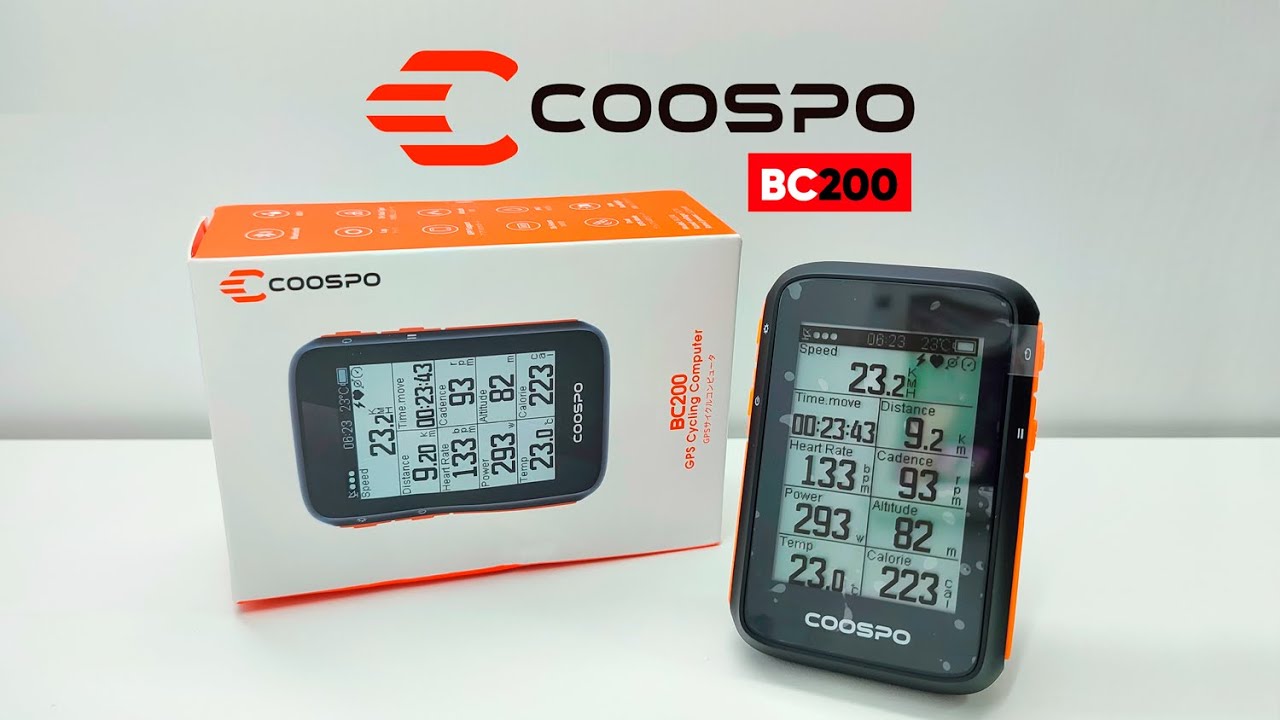 COOSPO BC200 Ciclo Computador GPS para BICICLETA, VELOCÍMETRO con STRAVA