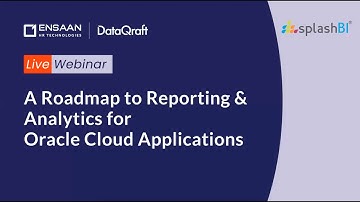 A Roadmap to Reporting Analytics for Oracle Cloud Applications