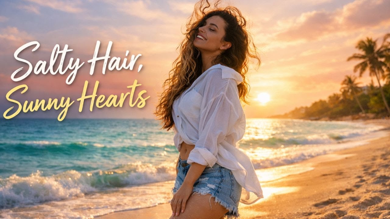 Salty Hair, Sunny Hearts 🌊☀️ | Chill Music for Summer Vibes & Feel-Good Moments