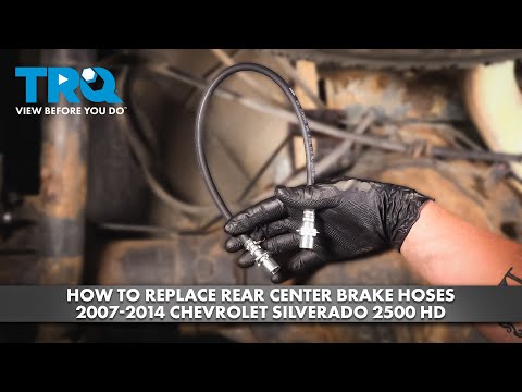 How to Replace Rear Center Brake Hoses 2007-2014 Chevrolet Silverado 2500 HD