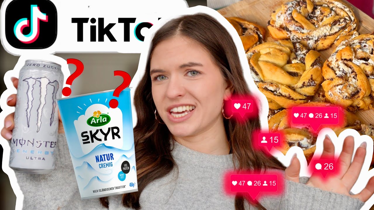 Ich teste VIRALE TIKTOK FOOD TRENDS 😱😍