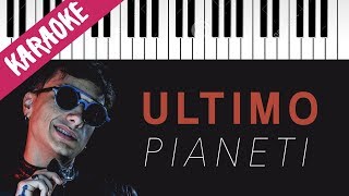Ultimo | Pianeti // Piano Karaoke con Testo chords
