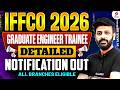 IFFCO Recruitment 2026 | IFFCO Recruitment 2026 Graduate Engineer Trainee | Full Details | Rahul Sir