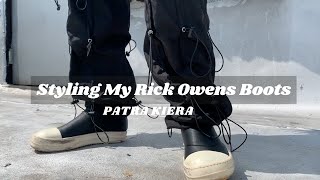 3 Quick Fits ft. Rick Owens Boots | Patra Kiera