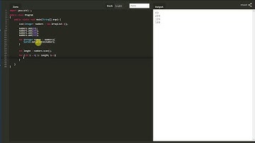 08. Solo Learn Code Playground - Java Tutorial on Lists, For, While