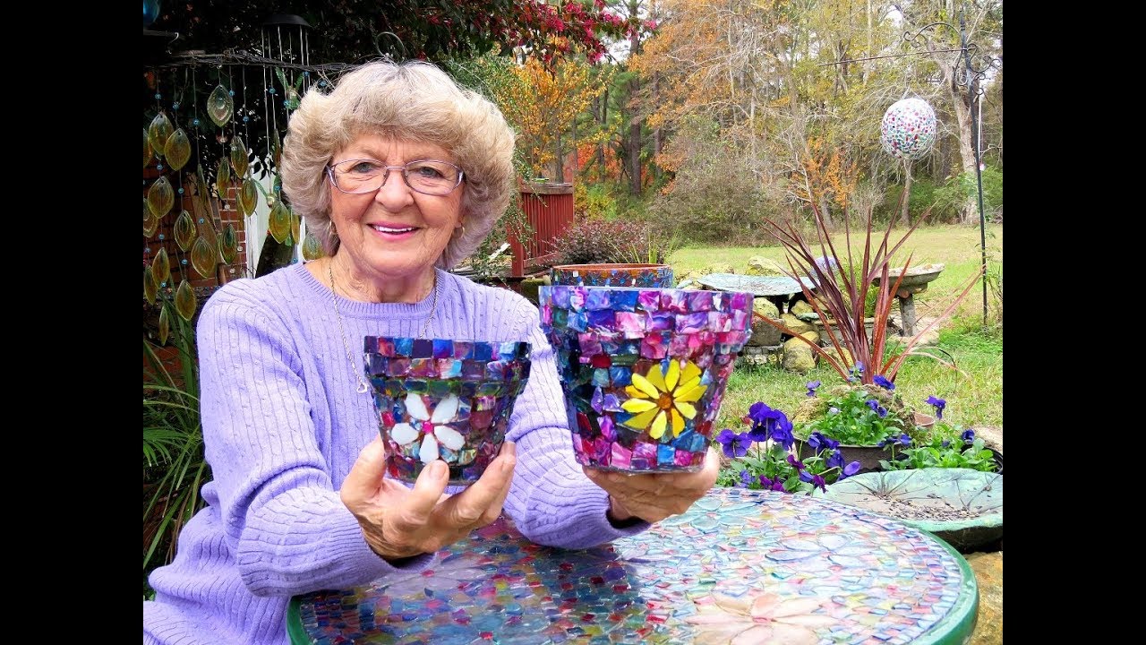 Giveaway  Prizes Sea Glass Nail Polish Art Flower Pots.