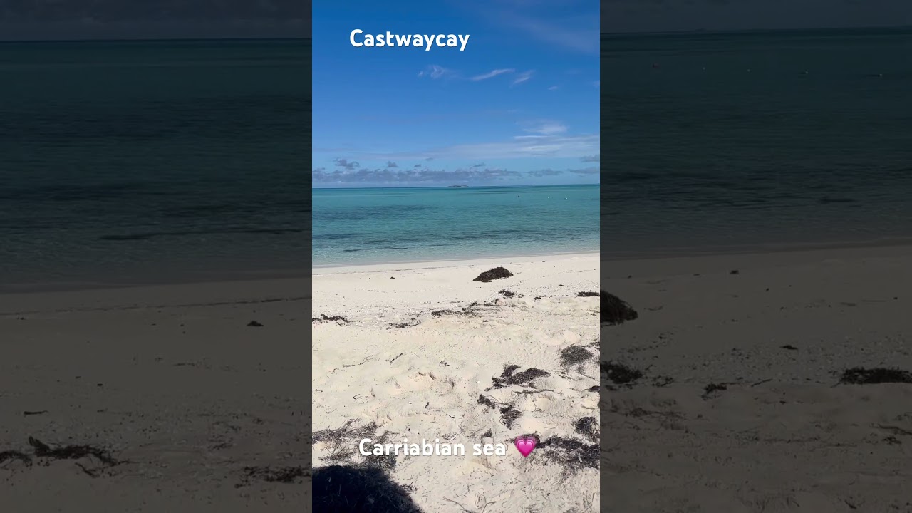 Castway cay beach view 🩵🩵🩵#sealife#crewlife#my cruise journey#cruiseship
