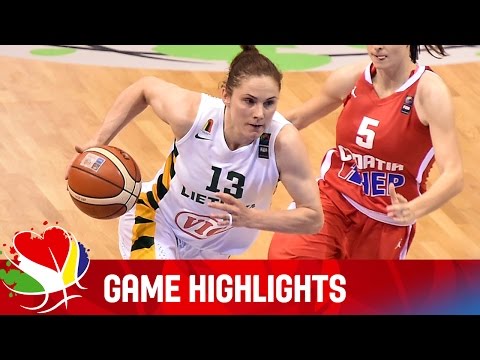 Lithuania v Croatia - Game Highlights - Group F - EuroBasket Women 2015