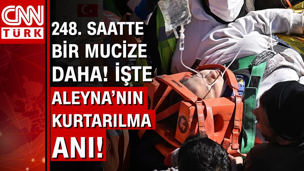 Depremde 248. saatte bir mucize daha! Kahramanmaraş'ta 17 yaşındaki Aleyna sağ kurtarıldı