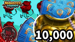 GRINDING THE TREASURE CAVE TILL I GET 10,000 NEW ERA CONJURING TICKETS | MONSTER LEGENDS