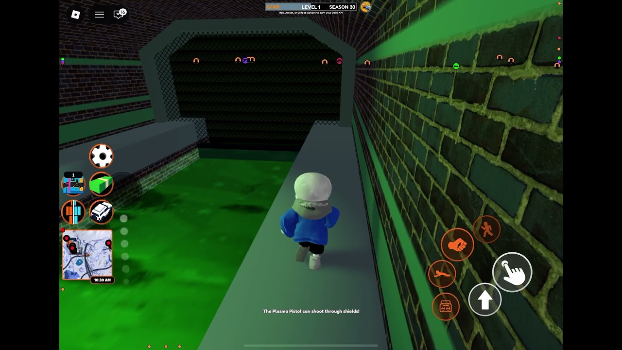 Spooky guy in jail break