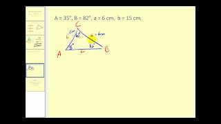 The Area of a Triangle using Sine