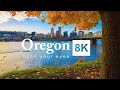 Oregon in 8k ultra  most beautiful state in usa  60fps
