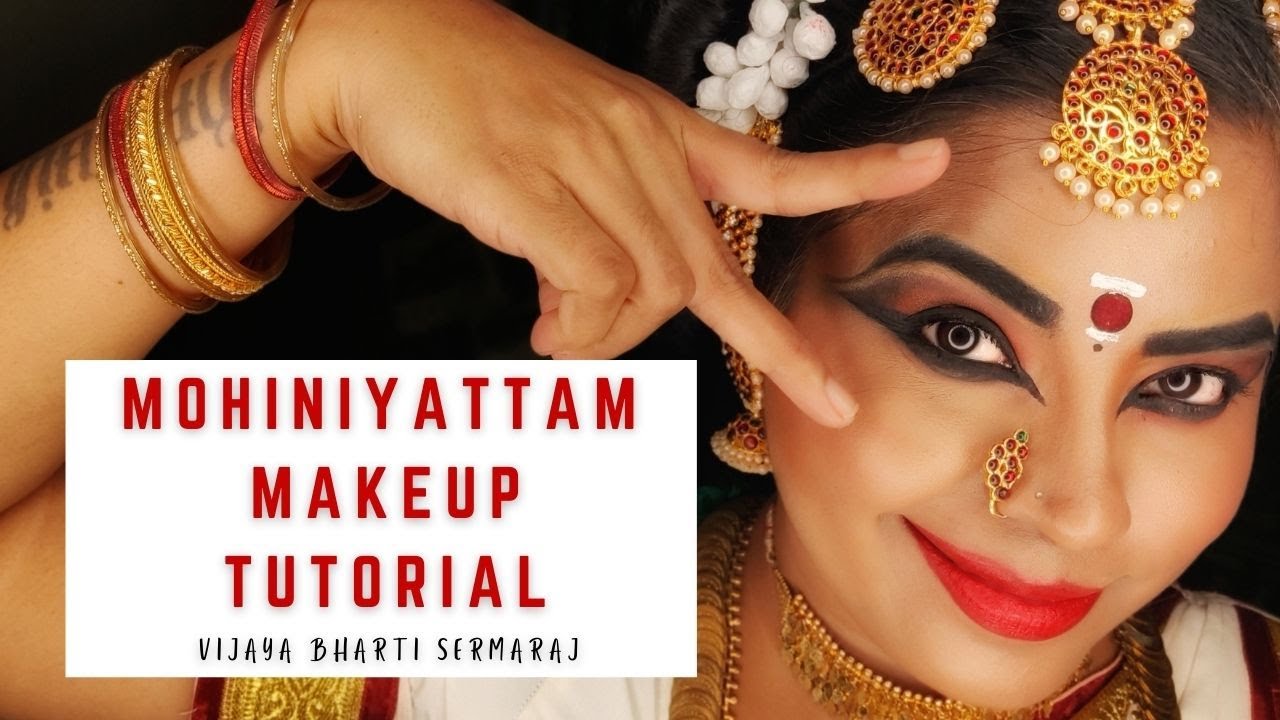 Mohiniyattam | Easy-to-do Stage Makeup | Tutorial | Indian ...