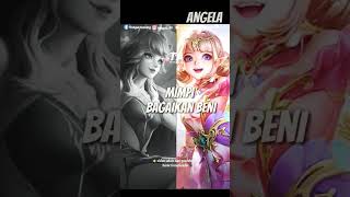 Conversation Between Floryn And Angela In Mobile Legends Indonesia shorts