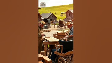 The Amish Woodworker: Timeless Carpentry Without Power Tools #amish #woodworker #shorts #carpertry