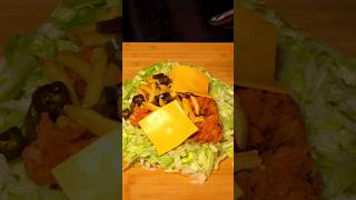 Chopped Burger Chicken Wraps 😋