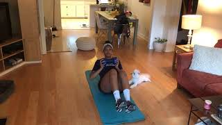 weighted suitcase crunch