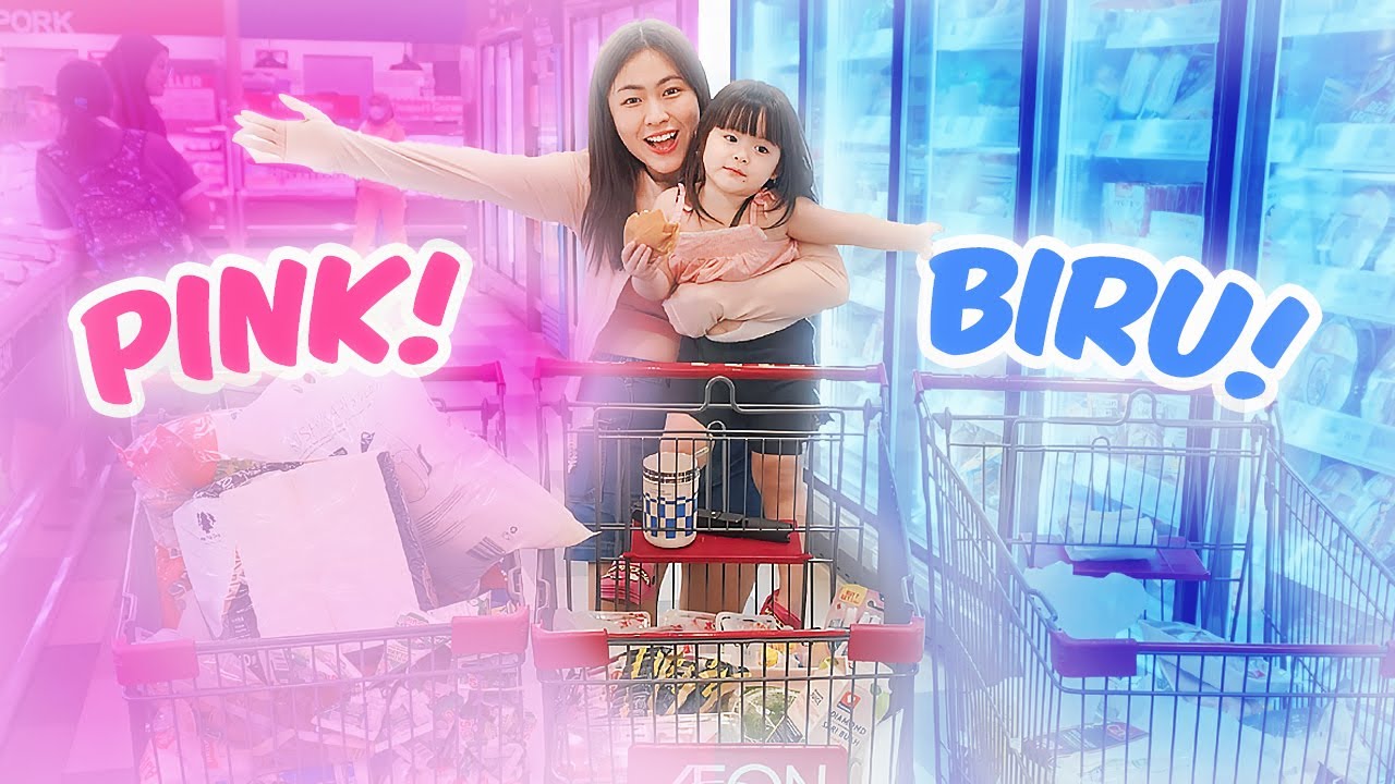 YUKA-CHAN BELANJA BULANAN 1 WARNA! | vlog