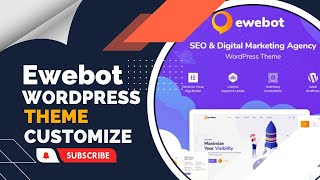 Ewebot SEO Marketing Digital Agency theme customize