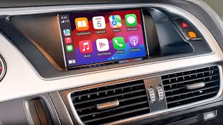 Apple CarPlay Upgrade Install for 2009-2016 Audi A4 (+Android Auto)