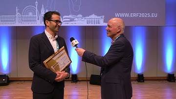 #ERF2025 Interview by Steve Doswell with Erfan Shahriari - Georges Giralt PhD Award Winner
