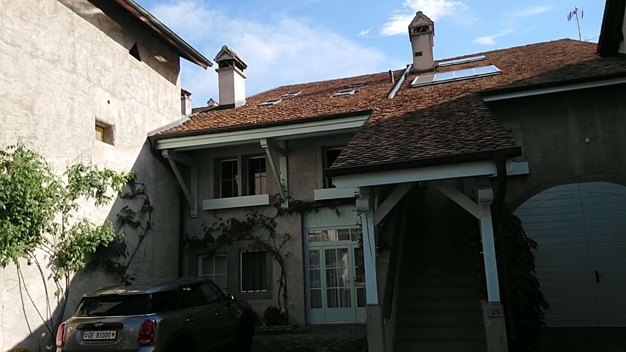 Suisse. Switzerland. L'HERMANCE. Швейцария. Эрманс. Красивый, старинный городок. Прогулка. КАФЕ.