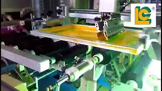 Automatic two colour cylinder UV Screen Printer