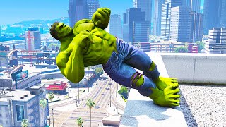 HULK Gameplay in GTA 5 - Funny Moments &amp; Fails