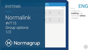#VT15 Normalink (ENG): Create, re-name or eliminate a group