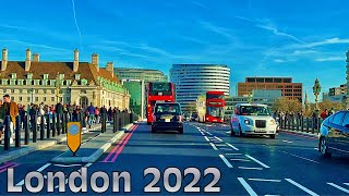 Driving Downtown  London 4k HDR | London Heathrow Airport to Central London