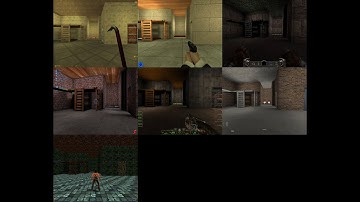 Quake 1, 2, GoldSource Engine Games - Map file cross compatibility test