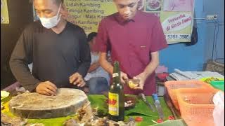 mangan kepala kambing bu darti tegal jos karo kanca jlan2