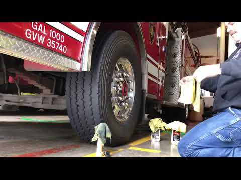 Polishing the wheels