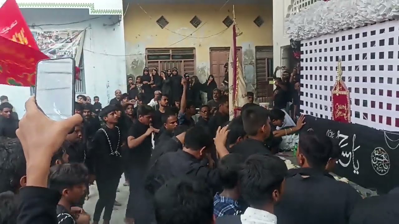 Lashkar Imam Hussain as  9 Muharram 1444H  Mubarakpur Azamgarh UP India 2022