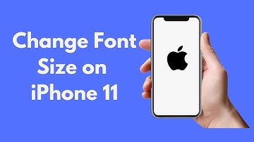 iPhone 11 : How to Change Font Size on iPhone 11 / 11 Pro / 11 Pro Max