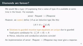 [POPL 2021] Diamonds Are Not Forever: Liveness in Reactive Programming with Guarded Recursion (full) Net Worth