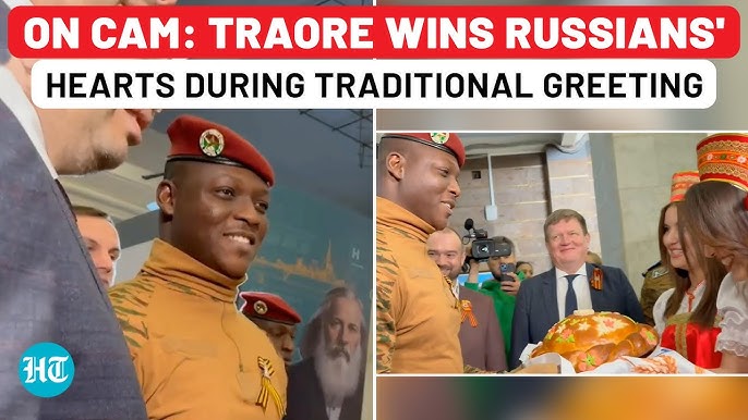 On Cam: African Leader Traore Wins Russians' Hearts In Moscow, After Meeting Putin| Burkina Faso