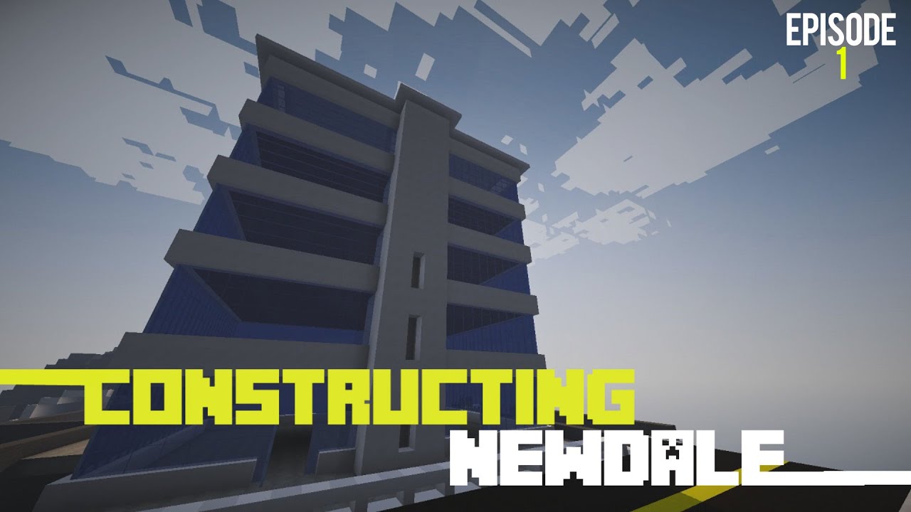 Minecraft :: Lets Build a City :: Ep 1 (First Skyscraper) (Constructing ...