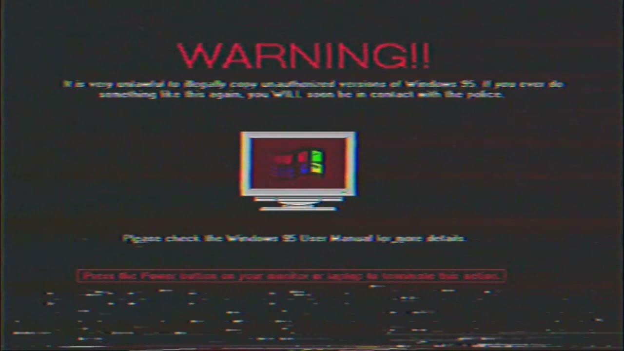 Windows AntiPiracy Screen Compilation YouTube