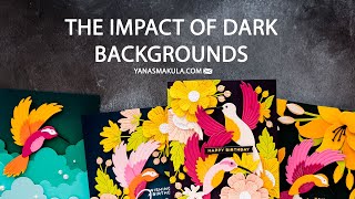 The Impact of Dark Backgrounds